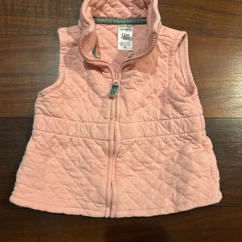 Set of 7 Pieces for Girls 12 months Carter’s Like New - Picture 3 of 9